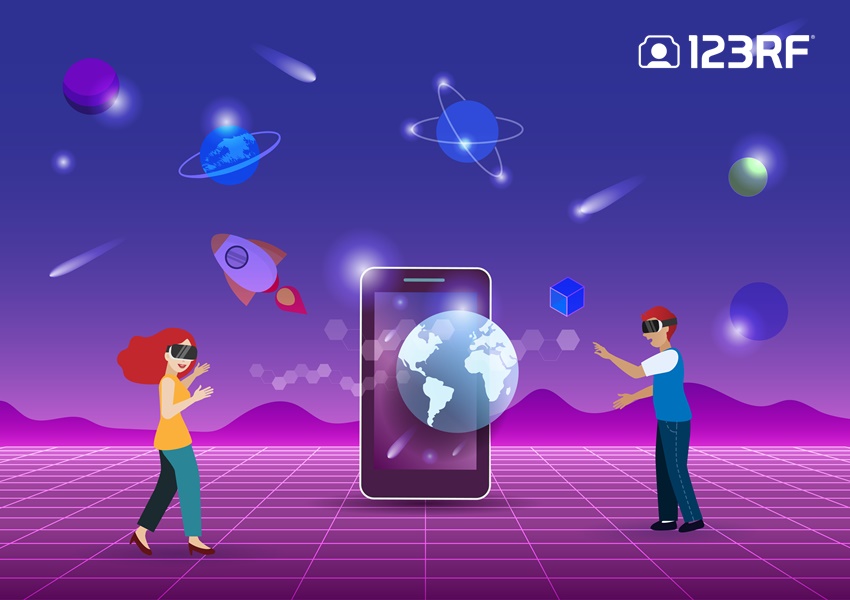 2022 트렌드 키워드 : 메타버스 - 4가지 특징· 메타버스 이미지 모음