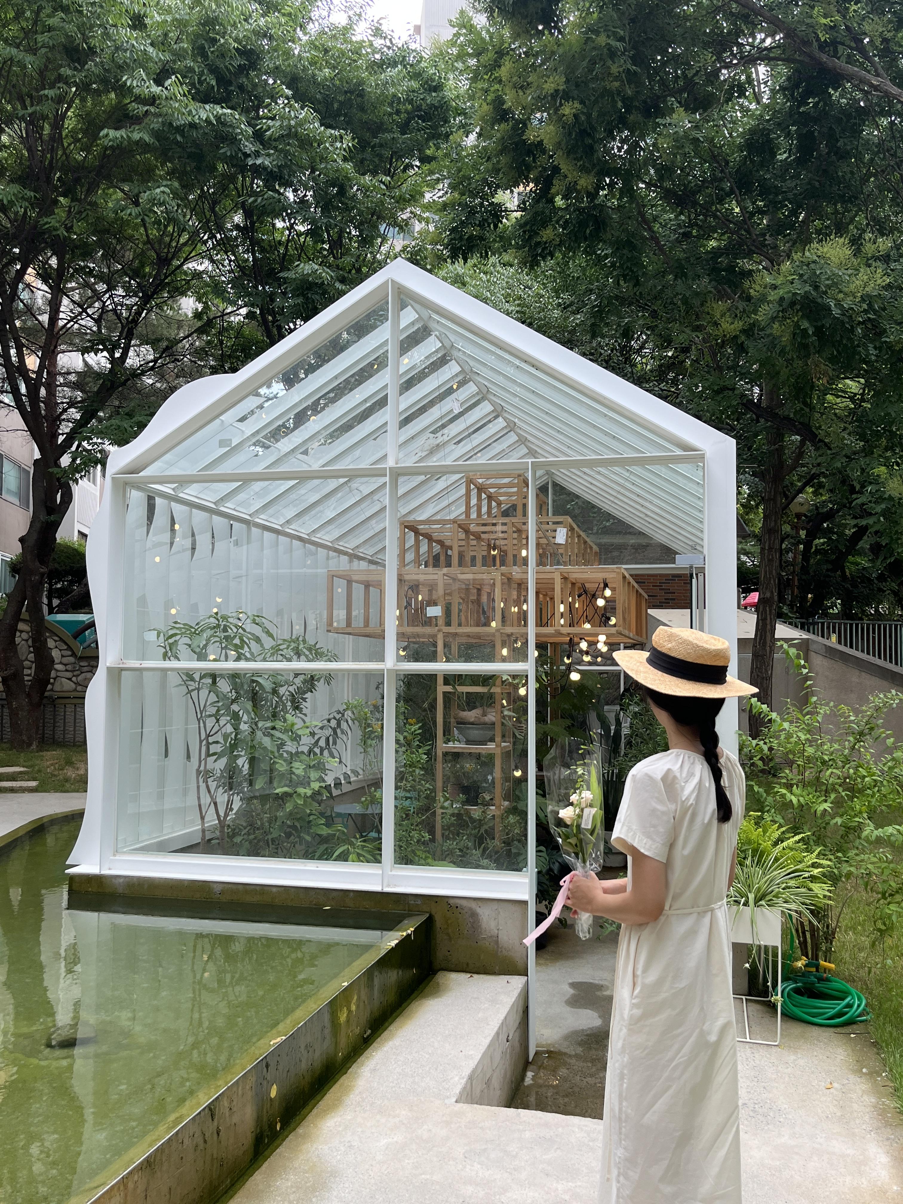 온실에서 사진 담기