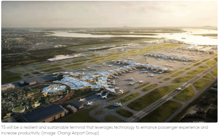 [해외건설 동향]두바이 엑스포 시티의 주거시설 대변신 ㅣ 싱가포르&#44; 창이(Changi) 공항 제5터미널 공사 2025년 재개 VIDEO: Changi Airport’s new Terminal 5