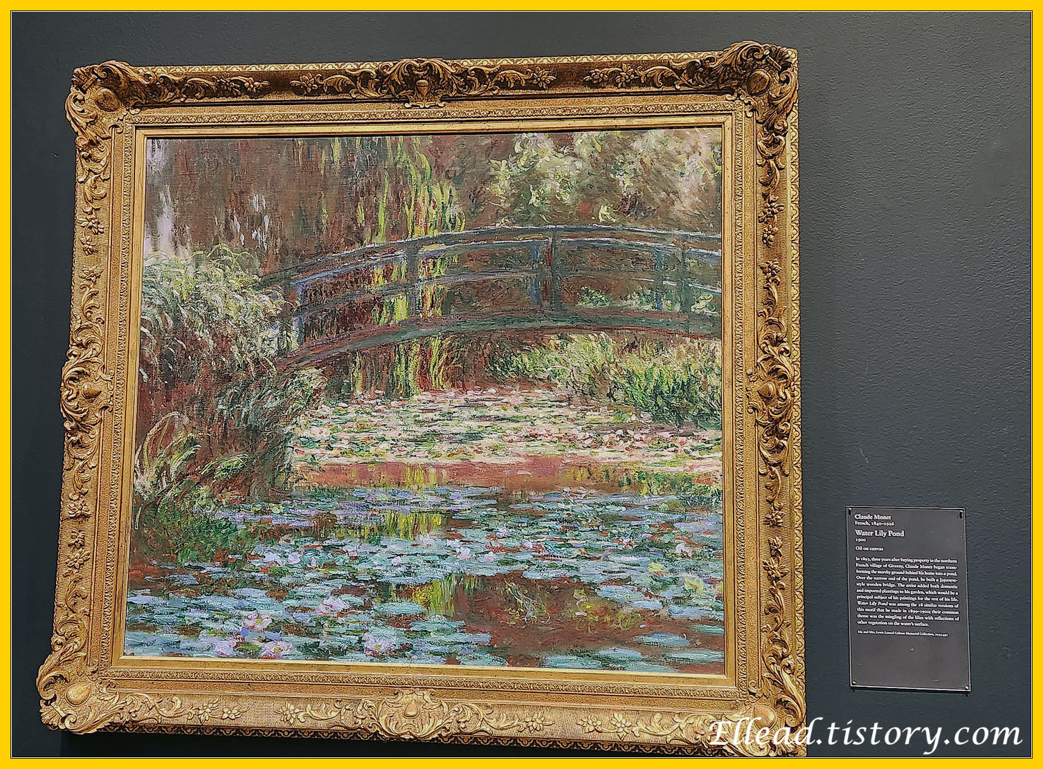 수련이 있는 연못 Water lily pond&#44; 1900
