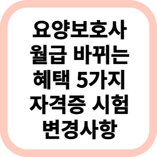 요양보호사-월급-바뀌는-혜택-5가지-자격증-시험-정보