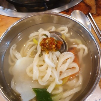 바지락 칼국수