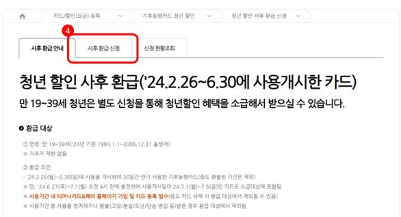 청년 할인 환급