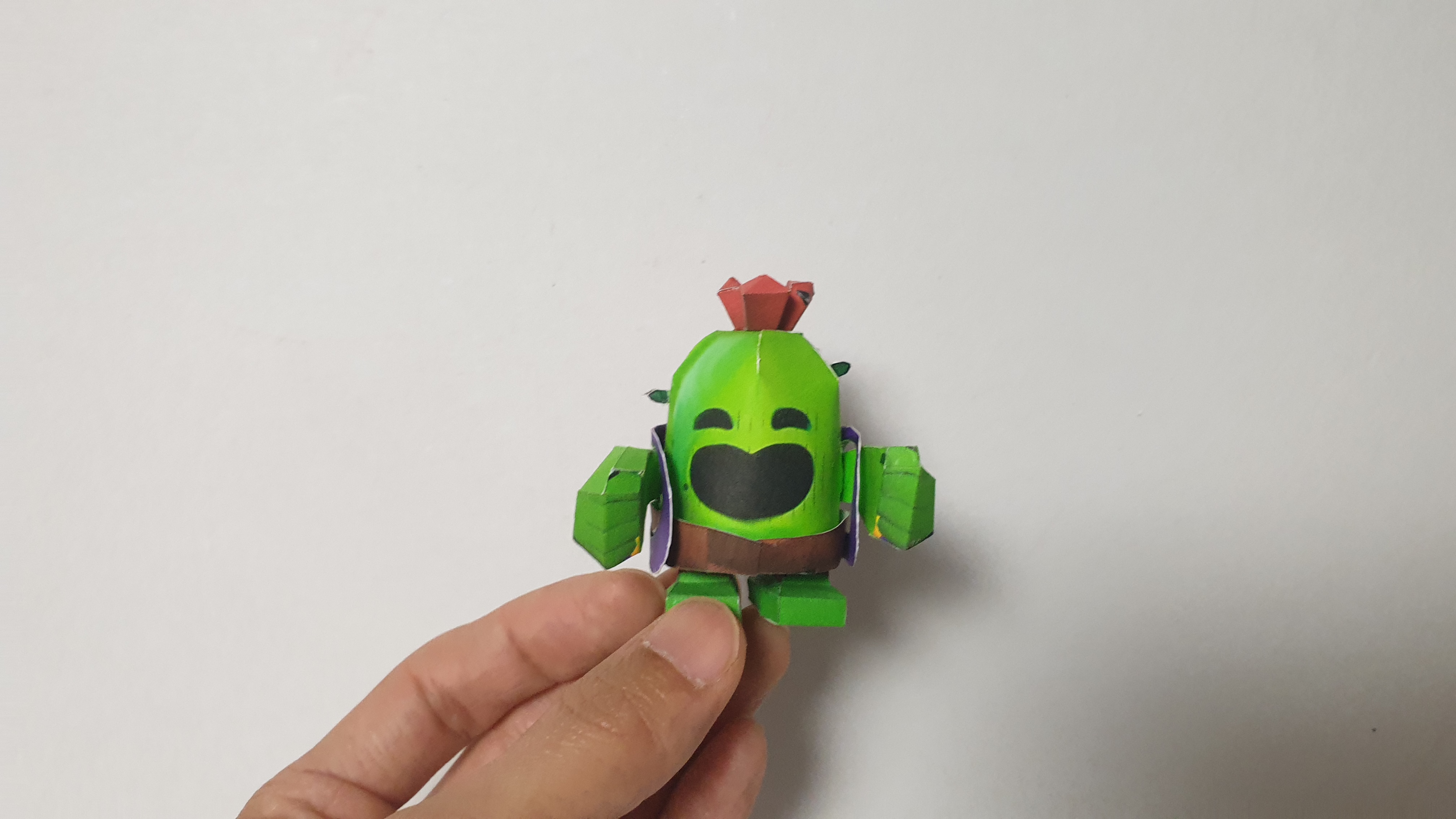  브롤스타즈 스파이크 종이모형 도안 Brawl stars spike