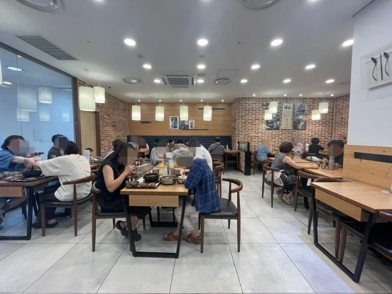 강산면옥 내부