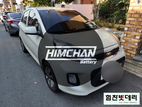  [창원밧데리 전문점 힘찬밧데리] 모닝 창원시 의창구 사림동 자동차 배터리 출장 전문점 창원 마산 진해 배터리
