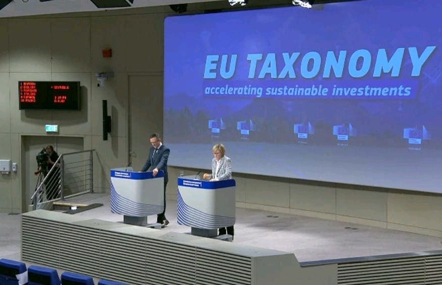 EU, 원전 등 금융 녹색분류체계(Taxonomy&middot;택소노미) 확정 VIDEO: EU Taxonomy: Commission presents Complementary Climate Delegated Act to accelerate decarbonisation