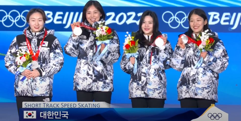 베이징올림픽-여자계주-은메달