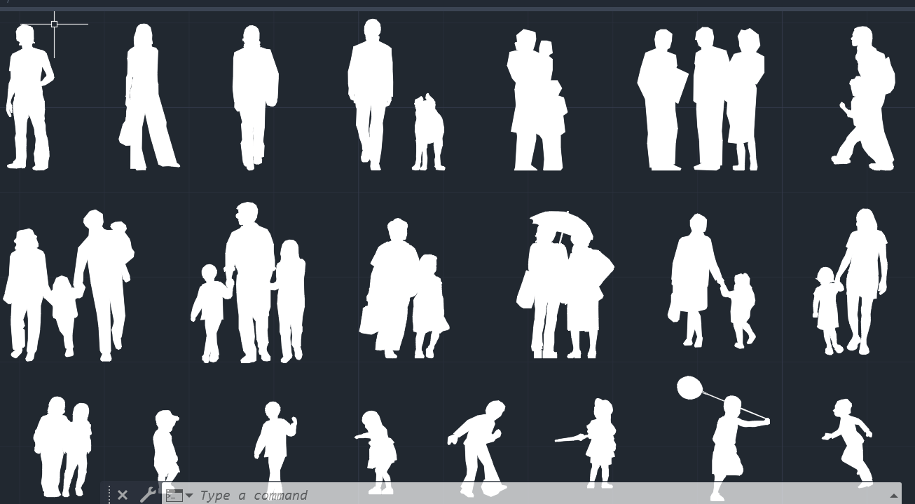  오토데스크: 오토캐드 여러가지 사람 블록 모음 Collection 5: FREE AUTOCAD PEOPLE BLOCK 다운로드  시룰엣 캐드 블럭, 사람 블록 CAD 작업 편히 하자