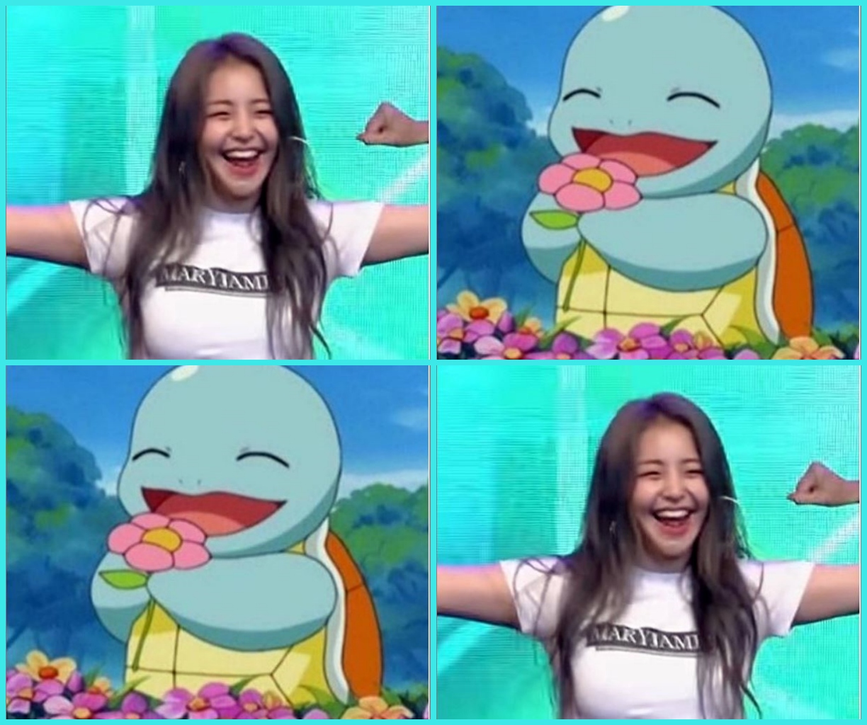  브레이브걸스 유정 꼬북좌 광고