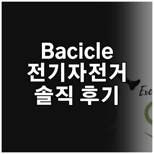 Bacicle 접이식 전기자전거 미니