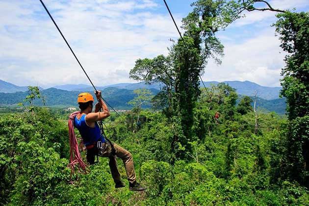  [ 라오스 방비엥 관광지 ] 짚라인 Zip-lining