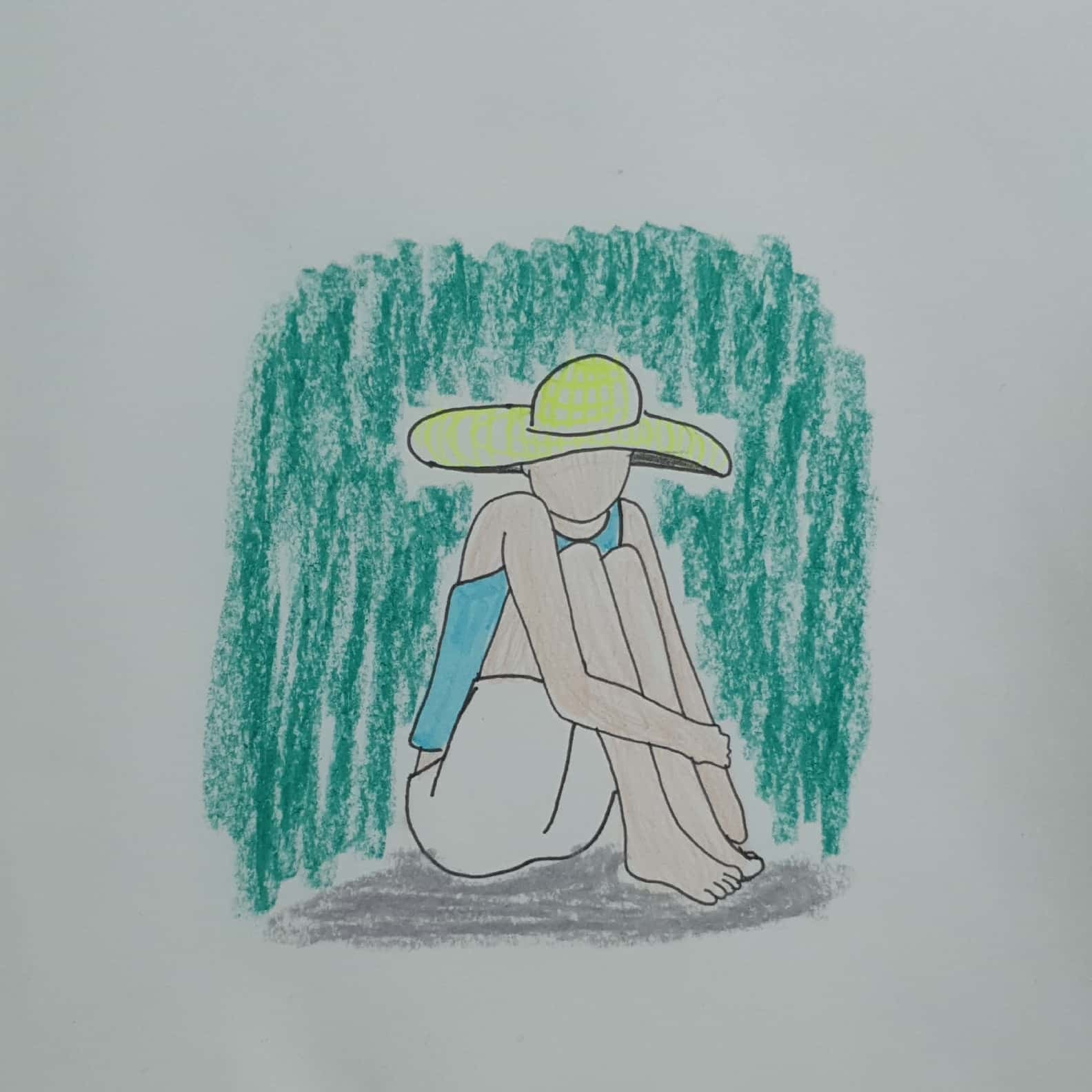  Untitled 무제 / 일러스트 일러스트레이션 그림 드로잉 / 인물화 그리기