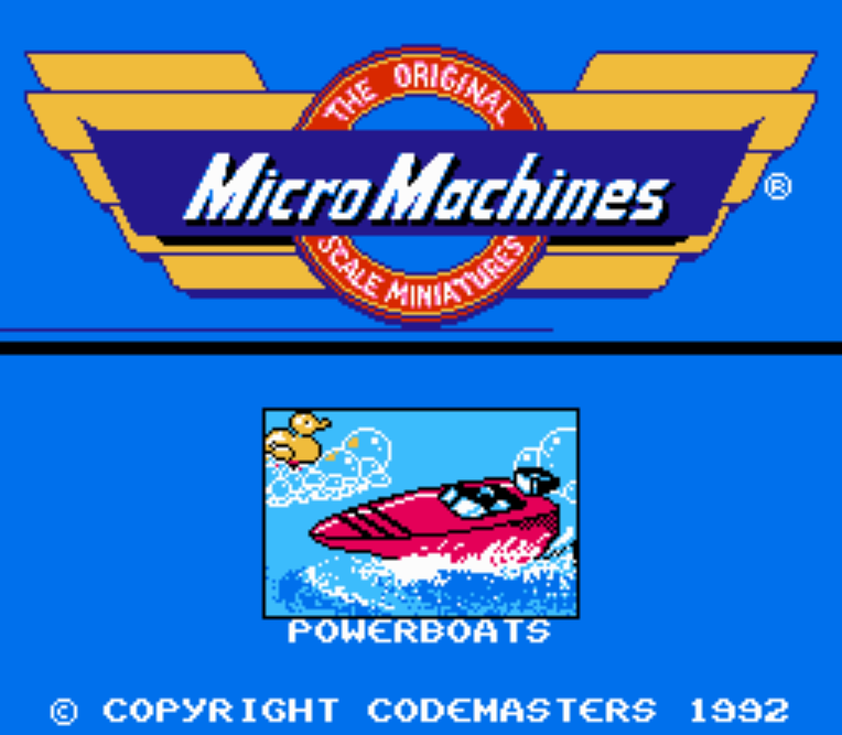  NES ROMS - Micro Machines (EUROPE / 유럽판 롬파일 다운로드)