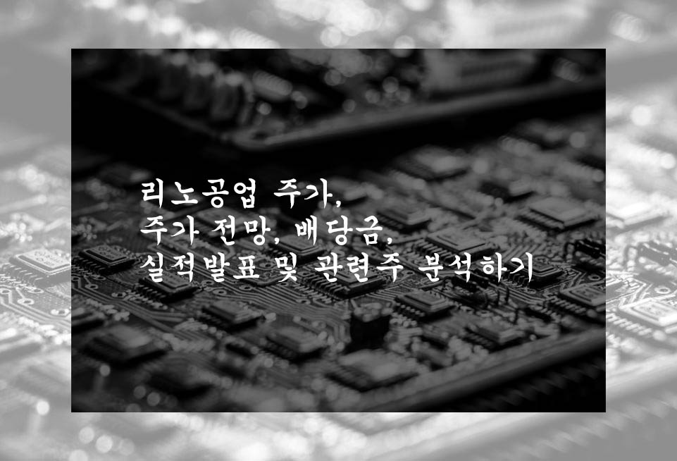  리노공업 주가, 주가 전망, 배당금, 실적발표 및 관련주 분석하기