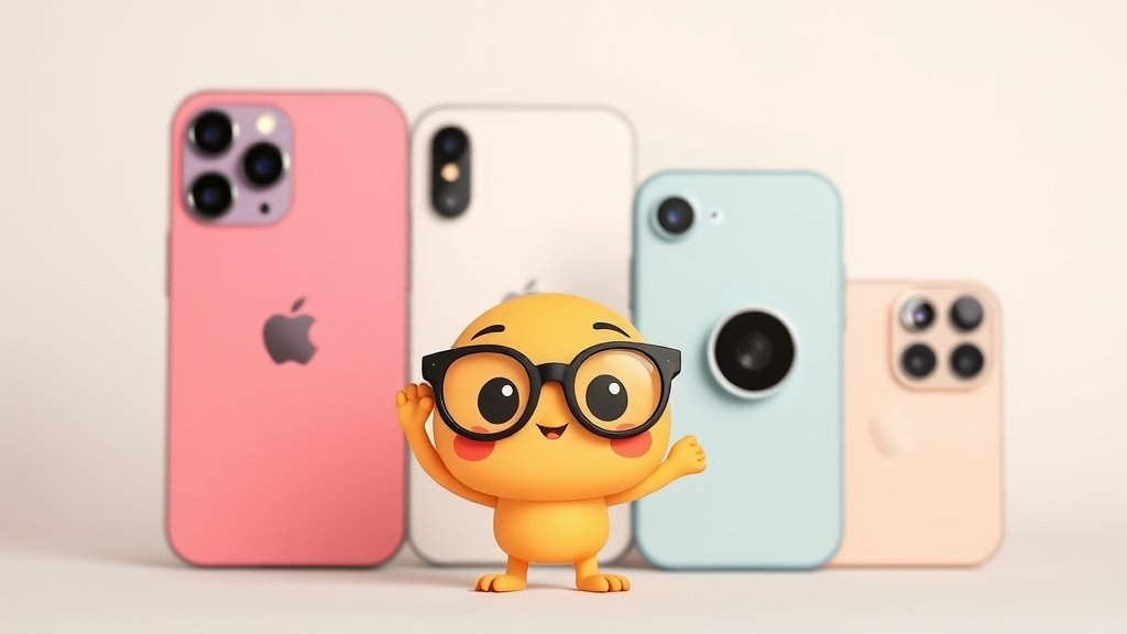 iPhone 14, 15, and 16 Pro Max models are placed side-by-side, with a close-up shot emphasizing the progressively larger camera lenses on each model. The background is clean white, with text labels '14 Pro Max', '15 Pro Max', and '16 Pro Max' under each respective model.
