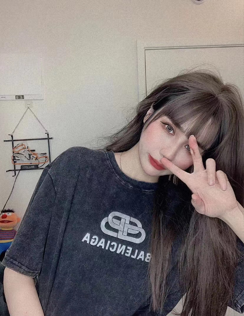  [BALENCIAGA] 발렌시아가 BB 로고 반팔 티셔츠 571205 TGV75 1140