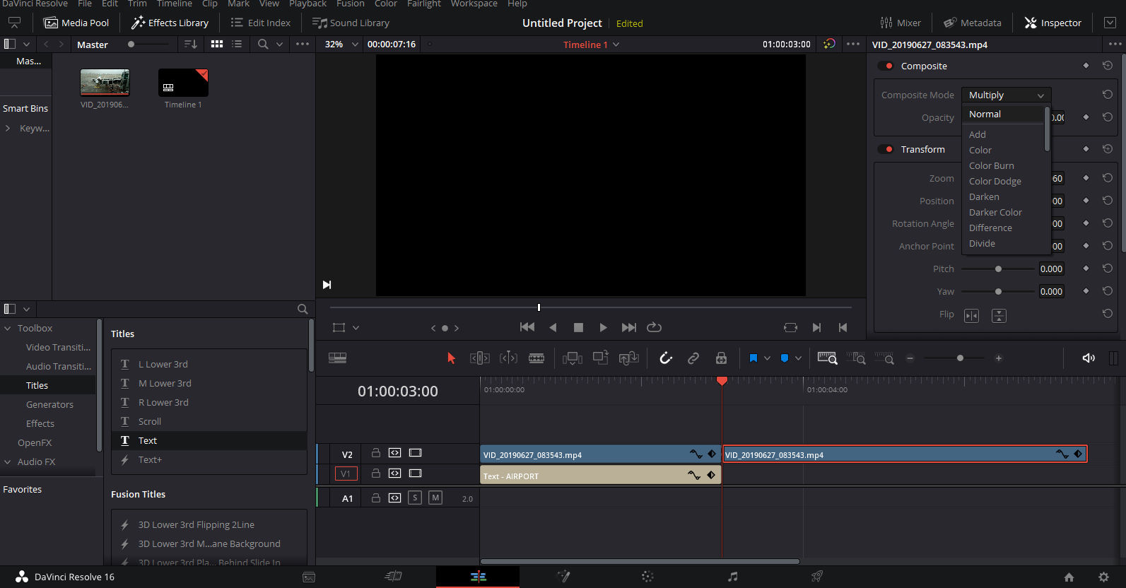 Normal Mode로 다시 변경