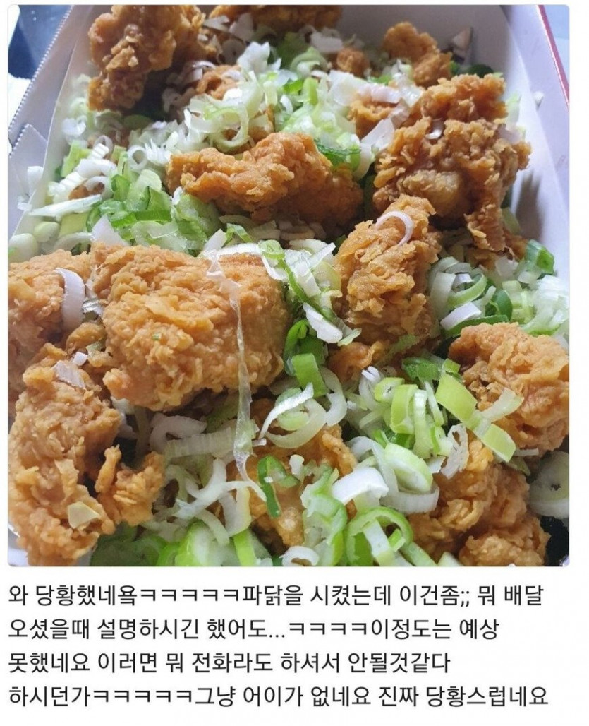  파닭 논란