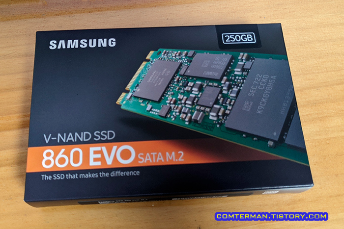 삼성 860 EVO SATA M.2 박스