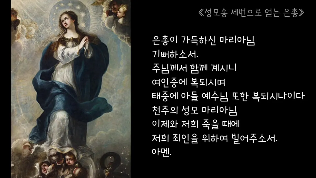 천주교 성모송 영광송 사도신경 전문_2