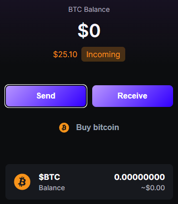 Incoming brc20