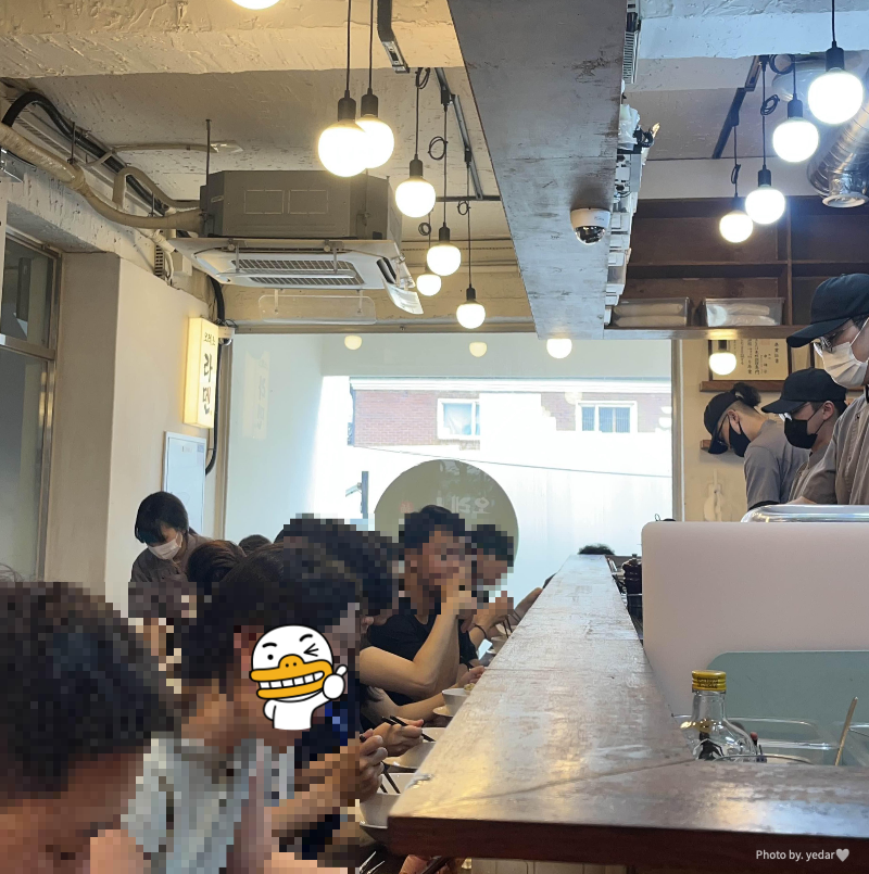 오레노 라멘 내부