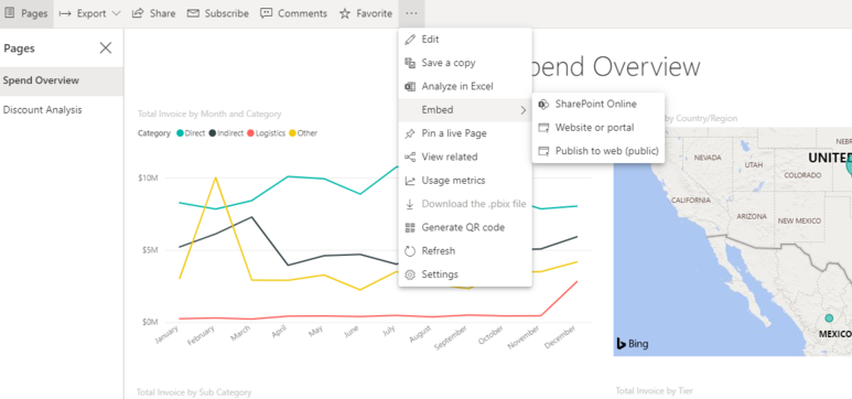  [Power BI] 파워비아이 보고서 웹사이트 게시하는 방법