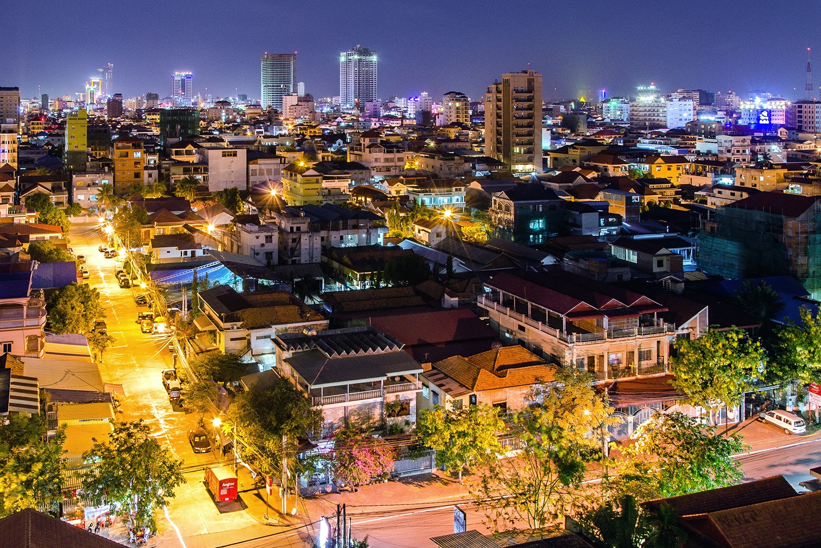 프놈펜 야경