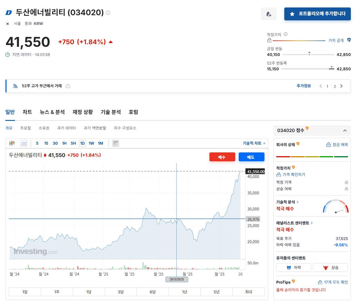 두산에너빌리티 주가 전망