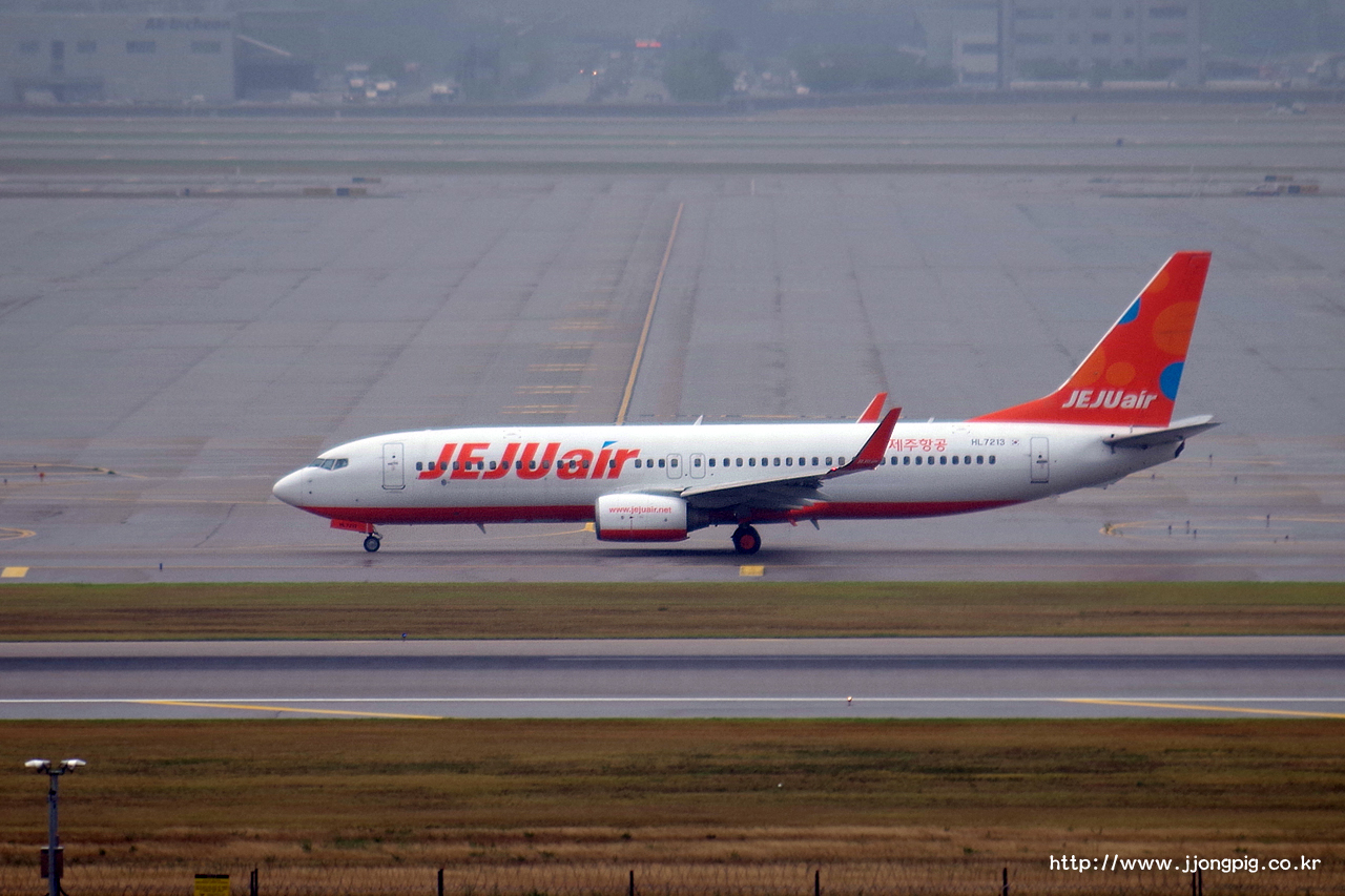 제주항공 Jeju Air 7C JJA HL7213 737-800 Boeing 737-800 B738 인천공항 Incheon International 서울 Seoul-Incheon ICN RKSI