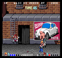  더블 드래곤 Double Dragon ダブルドラゴン - 오락실 (MAME) / 아케이드 (Arcade) 게임 롬파일 다운로드