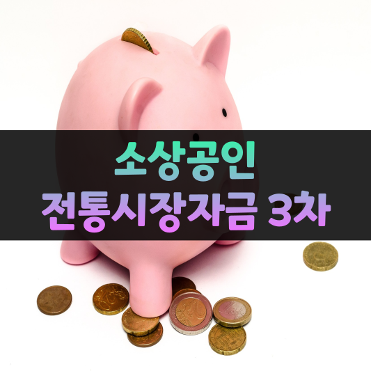 소상공인 전통시장자금 정책 3차 신청