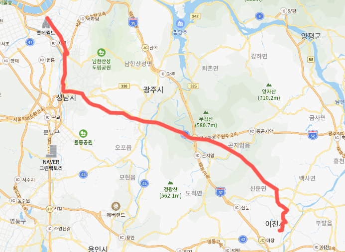  이천 G2100번 버스 시간표, 노선 [이천역, 이천터미널, 장지역, 가락지상역, 석촌역, 잠실역 환승센터]