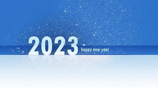 2023년 새해 복 많이 받으세요.