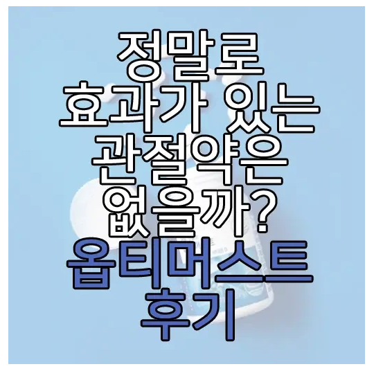 옵티머스트에 관한 글 보러 가기 링크 사진