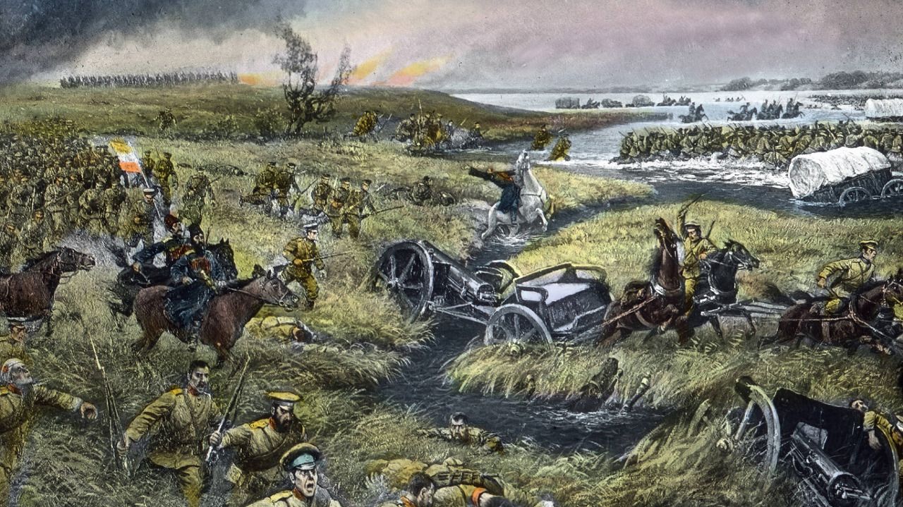 타넨베르크 전투 후퇴하는 러시아군