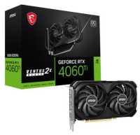 MSI 지포스 RTX 4060 Ti 벤투스 2X 블랙 OC D6 8GB