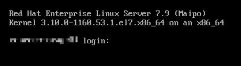 리눅스 서버 부팅 성공