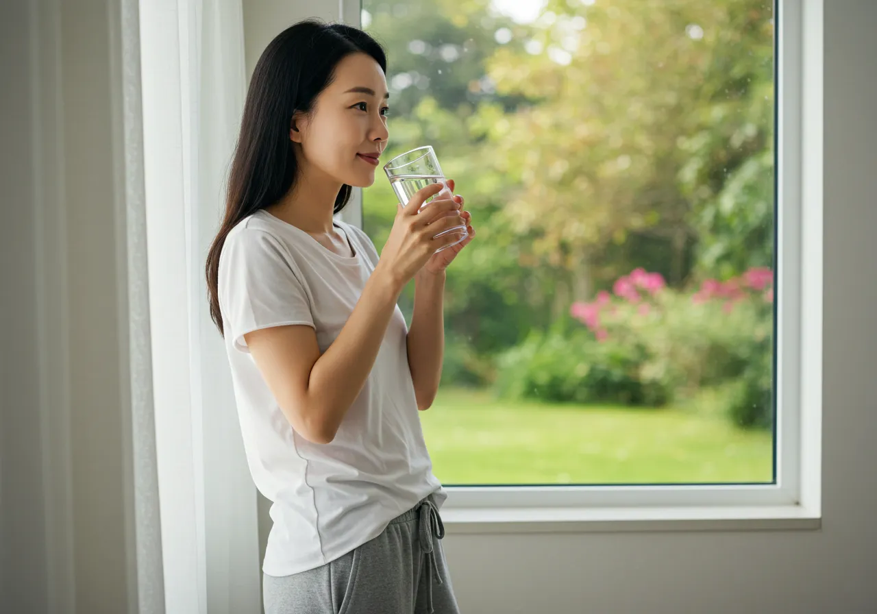 아침물마시기, 햇빛요법, 수면질, 명상루틴