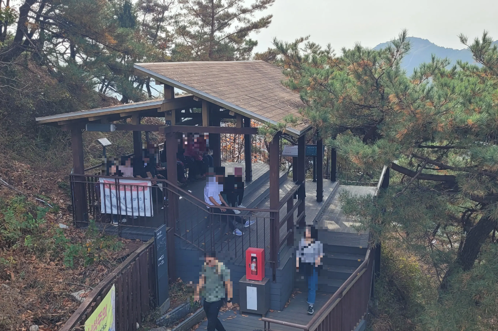 백악산 구간