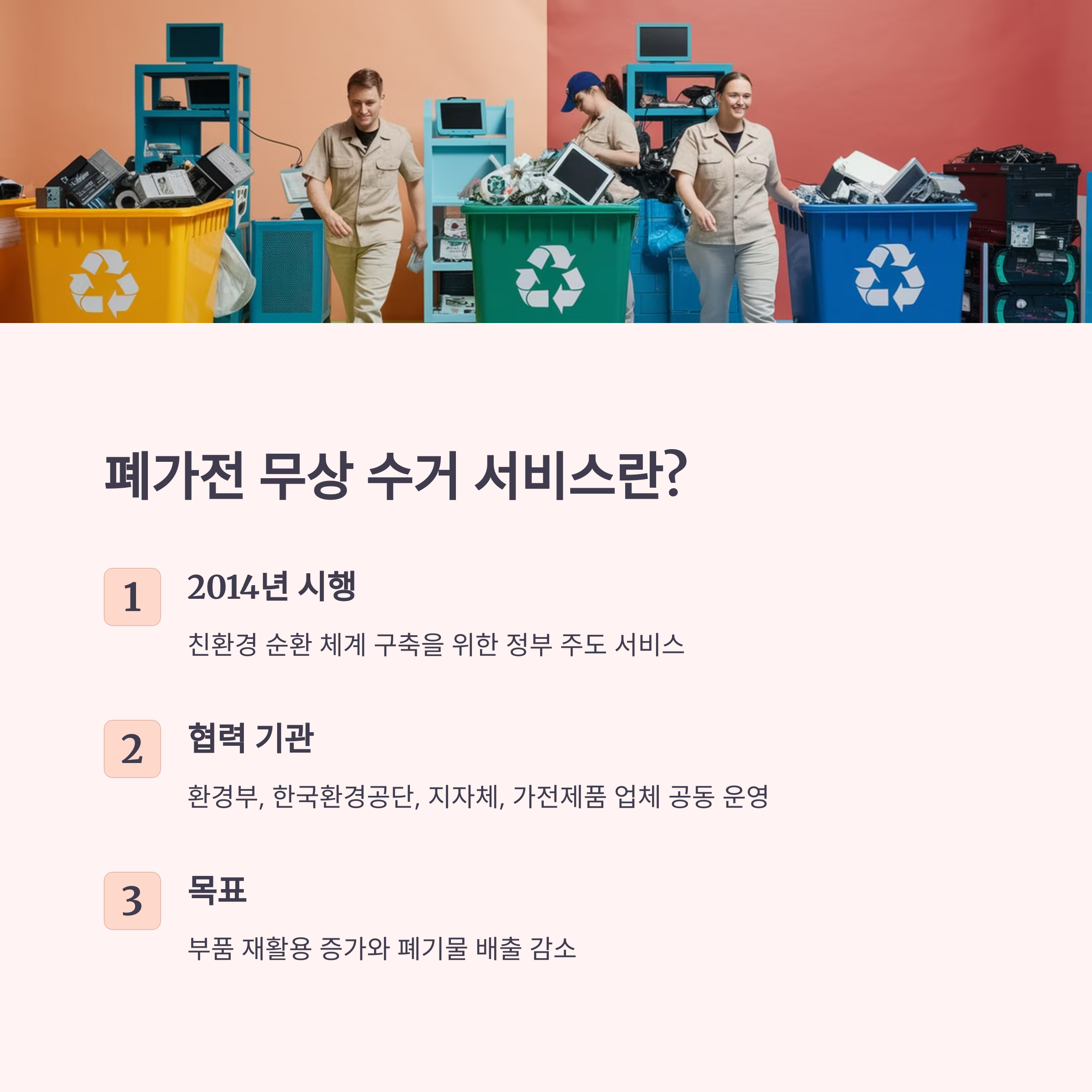 폐가전 무상 수거 서비스