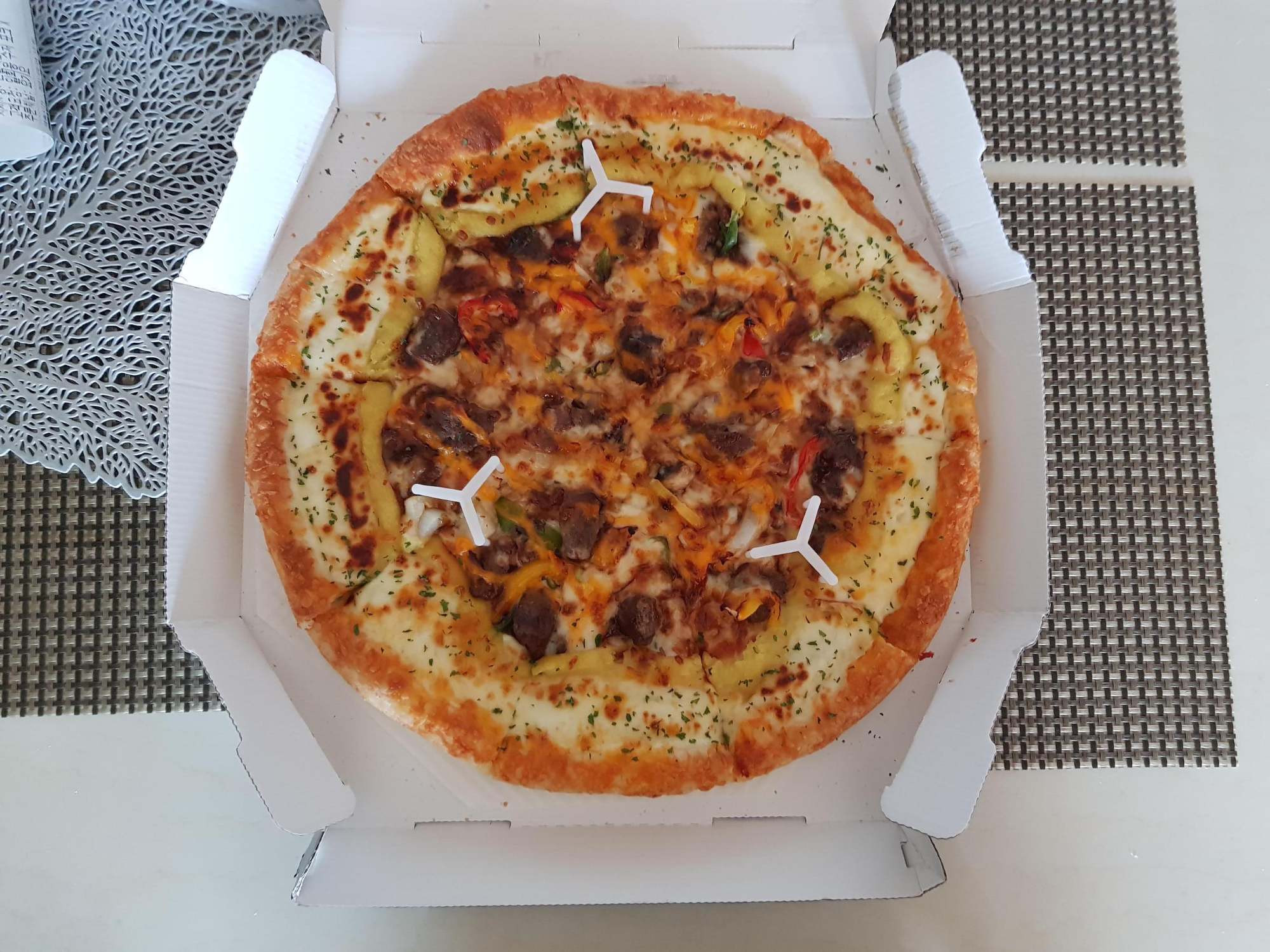  피자헛 더블치즈 티본 스테이크 피자 리뷰!