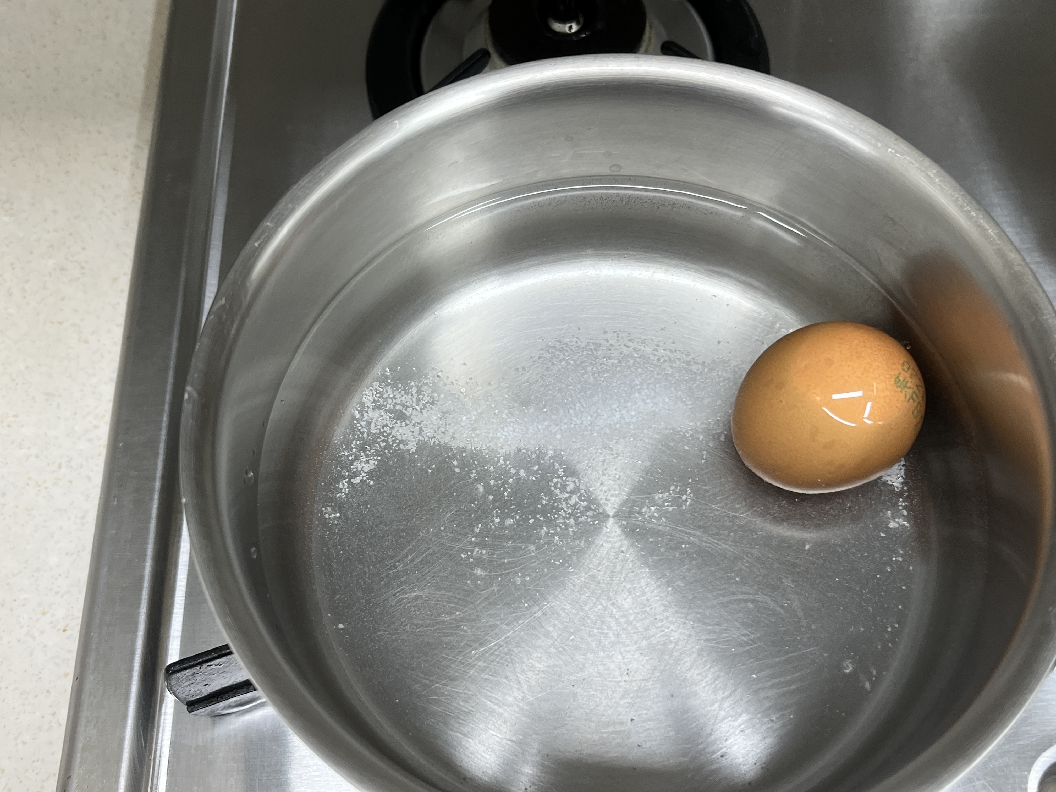 완숙 계란 만들기