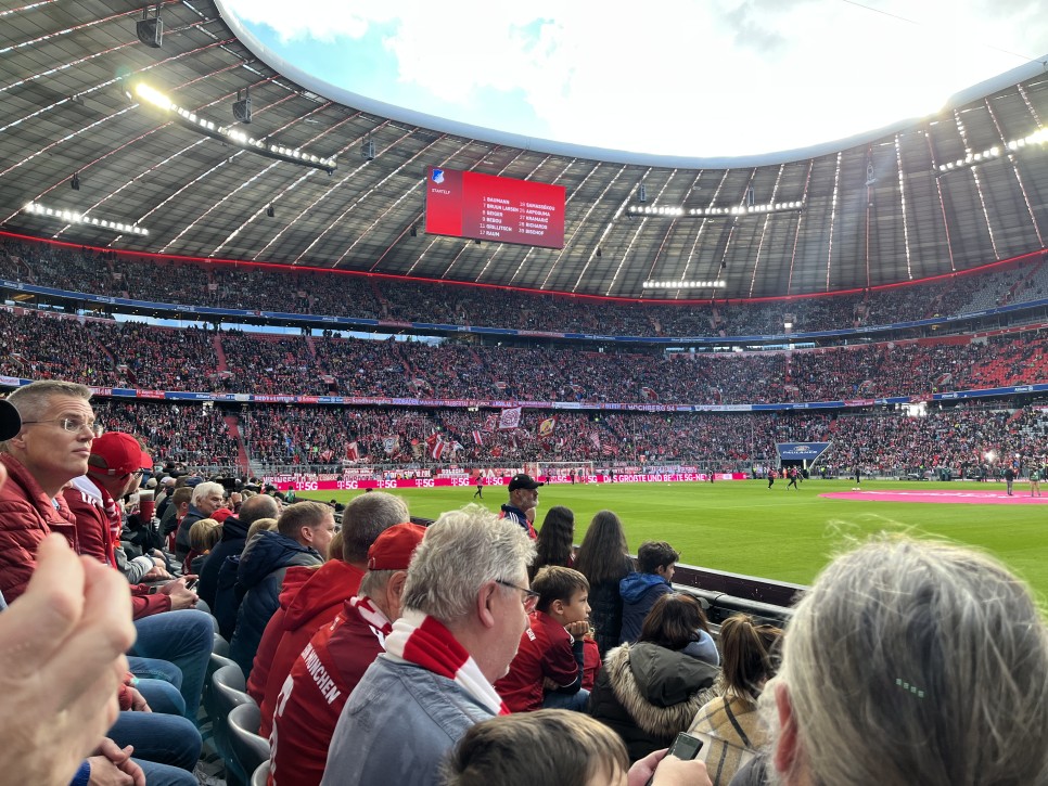 호펜하임 경기 직관후기 (알리안츠아레나) [뮌헨일상] #45. FC바이에른 vs 15