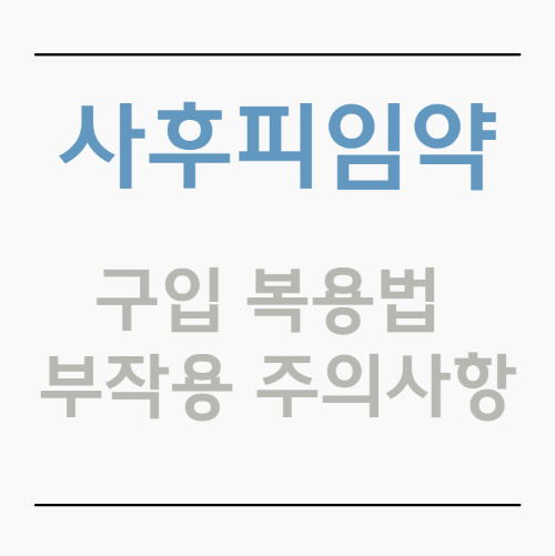 사후피임약