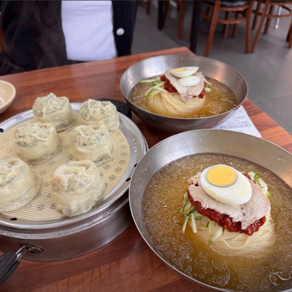 부산역 초량밀면 메뉴 이미지