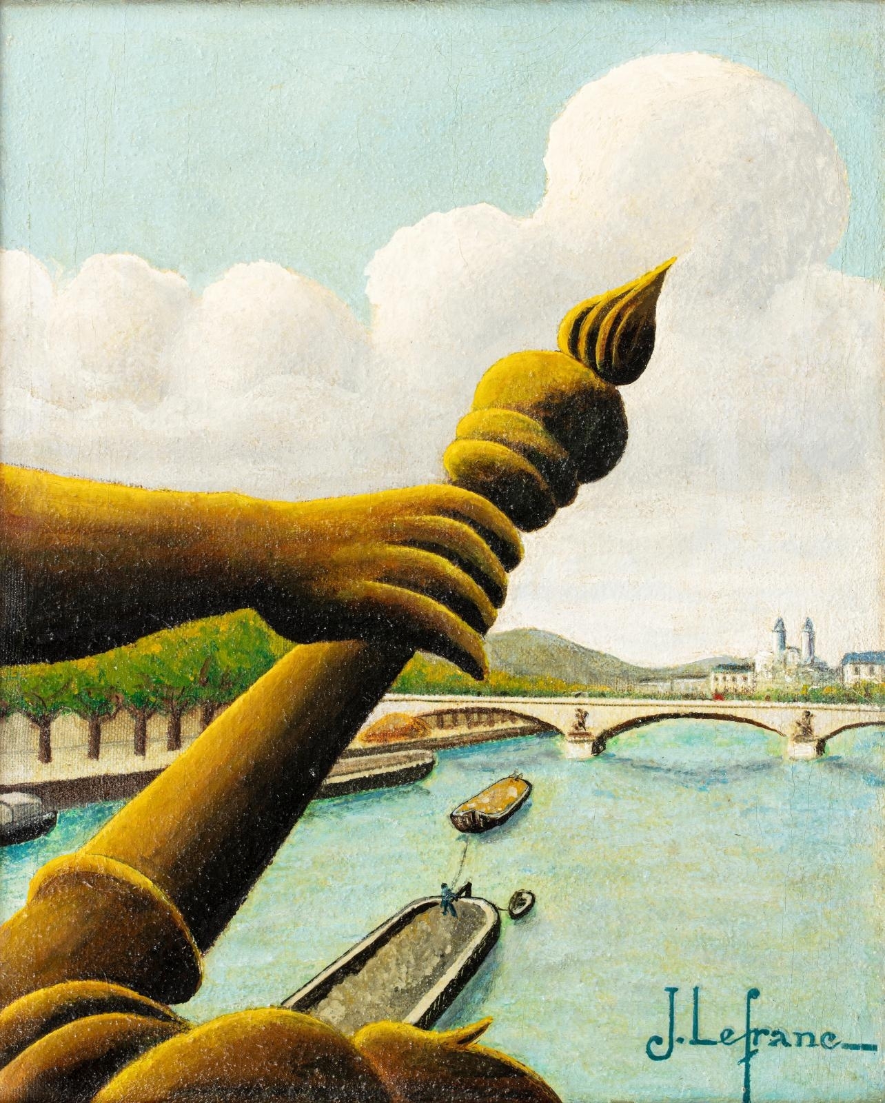 줄스 르프랑(Jules Lefranc), 프랑스, 화가, 1887-1972