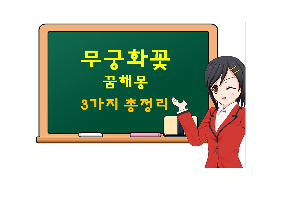  무궁화꽃 꿈 해몽 3가지 총정리