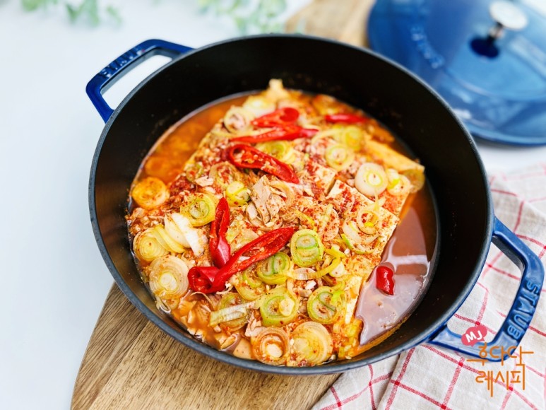 간장두부조림 레시피 캔참치 요리 백종원 두부조림 양념장 만들기 17